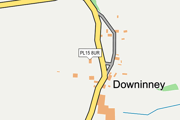 PL15 8UR map - OS OpenMap – Local (Ordnance Survey)