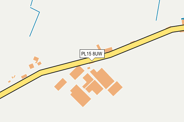 PL15 8UW map - OS OpenMap – Local (Ordnance Survey)