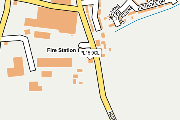 PL15 9GL map - OS OpenMap – Local (Ordnance Survey)