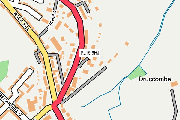 PL15 9HJ map - OS OpenMap – Local (Ordnance Survey)