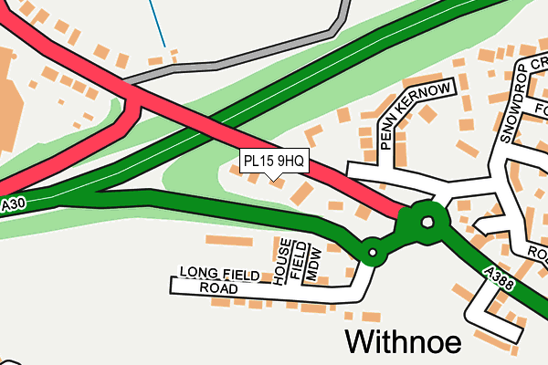 PL15 9HQ map - OS OpenMap – Local (Ordnance Survey)