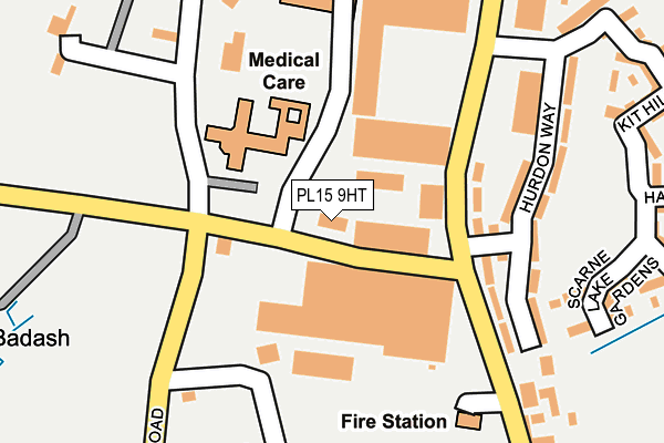 PL15 9HT map - OS OpenMap – Local (Ordnance Survey)