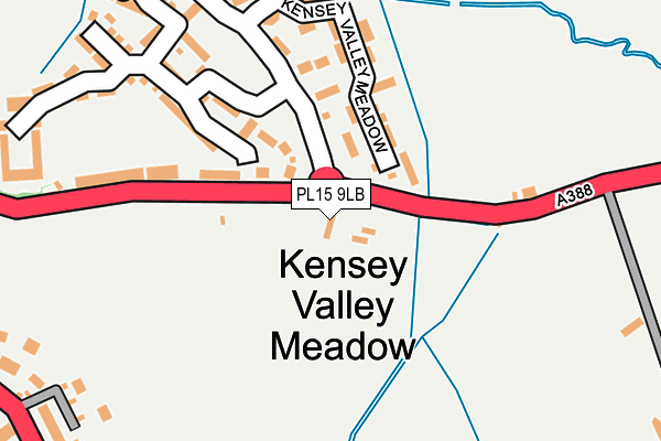 PL15 9LB map - OS OpenMap – Local (Ordnance Survey)