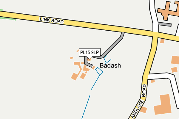 PL15 9LP map - OS OpenMap – Local (Ordnance Survey)