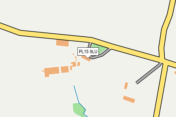 PL15 9LU map - OS OpenMap – Local (Ordnance Survey)