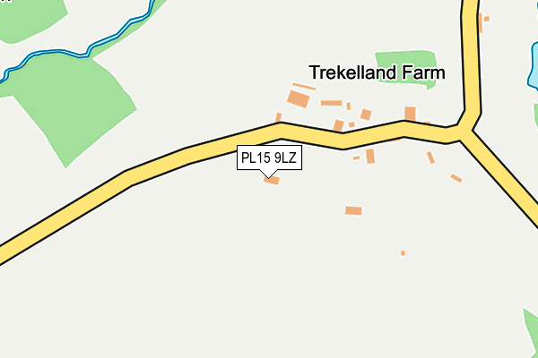 PL15 9LZ map - OS OpenMap – Local (Ordnance Survey)