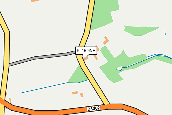 PL15 9NH map - OS OpenMap – Local (Ordnance Survey)