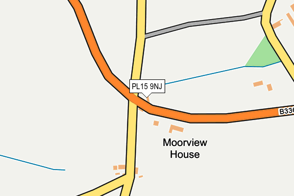 PL15 9NJ map - OS OpenMap – Local (Ordnance Survey)