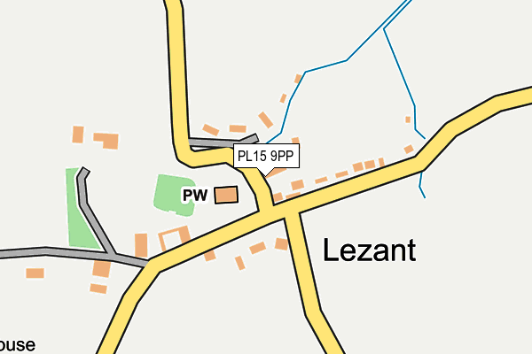 PL15 9PP map - OS OpenMap – Local (Ordnance Survey)