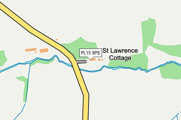 PL15 9PS map - OS OpenMap – Local (Ordnance Survey)