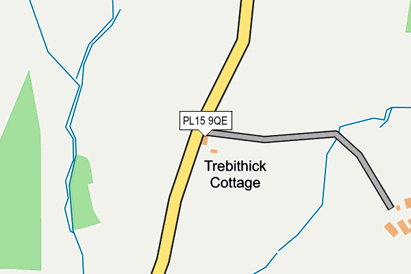 PL15 9QE map - OS OpenMap – Local (Ordnance Survey)