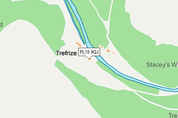 PL15 9QJ map - OS OpenMap – Local (Ordnance Survey)