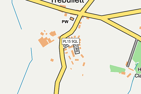 PL15 9QL map - OS OpenMap – Local (Ordnance Survey)