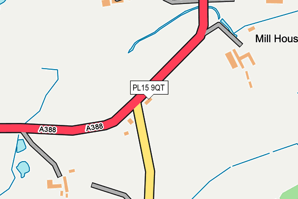 PL15 9QT map - OS OpenMap – Local (Ordnance Survey)