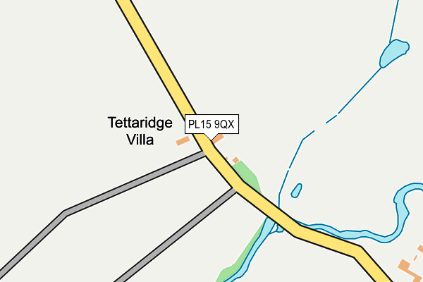 PL15 9QX map - OS OpenMap – Local (Ordnance Survey)