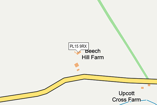 PL15 9RX map - OS OpenMap – Local (Ordnance Survey)