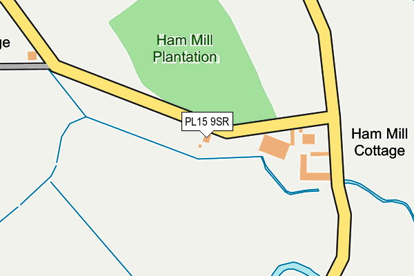 PL15 9SR map - OS OpenMap – Local (Ordnance Survey)