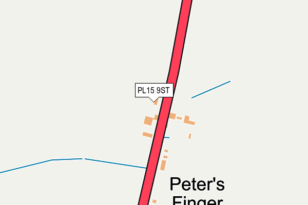 PL15 9ST map - OS OpenMap – Local (Ordnance Survey)