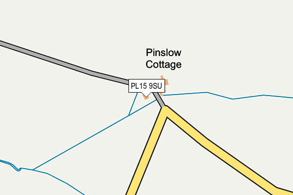 PL15 9SU map - OS OpenMap – Local (Ordnance Survey)