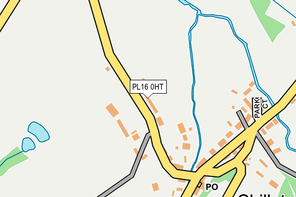 PL16 0HT map - OS OpenMap – Local (Ordnance Survey)