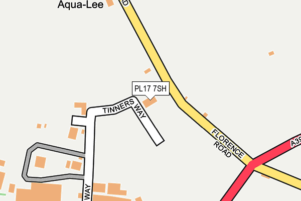 PL17 7SH map - OS OpenMap – Local (Ordnance Survey)