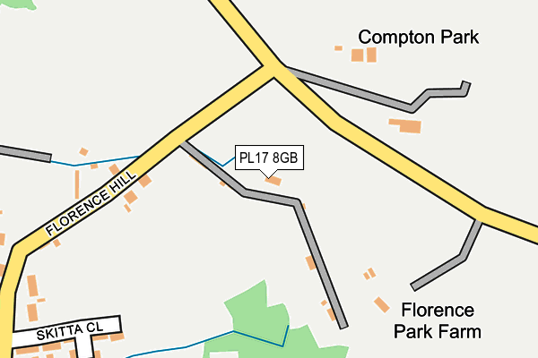 PL17 8GB map - OS OpenMap – Local (Ordnance Survey)