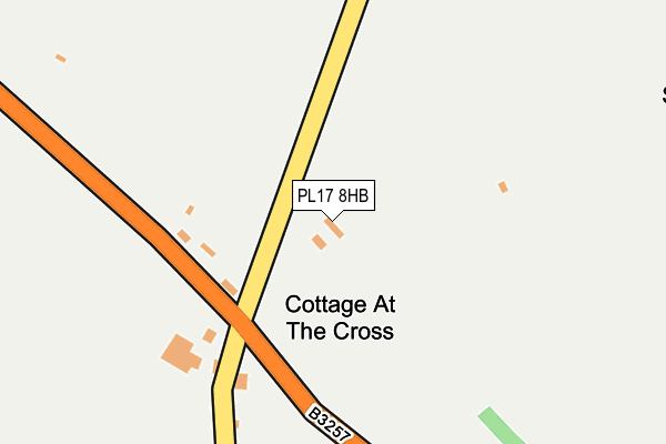 PL17 8HB map - OS OpenMap – Local (Ordnance Survey)
