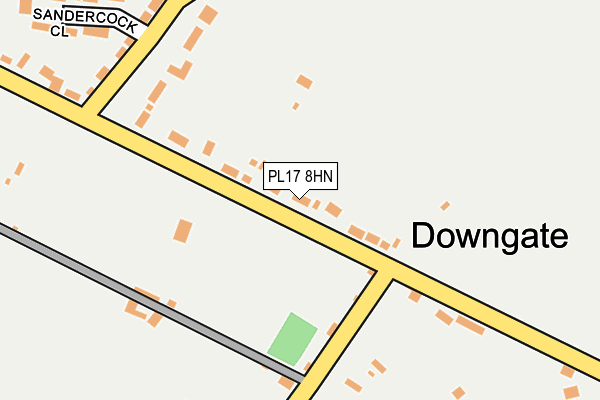 PL17 8HN map - OS OpenMap – Local (Ordnance Survey)