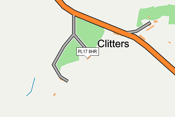 PL17 8HR map - OS OpenMap – Local (Ordnance Survey)