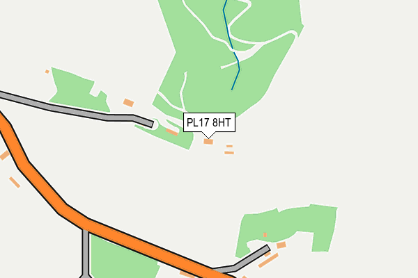 PL17 8HT map - OS OpenMap – Local (Ordnance Survey)