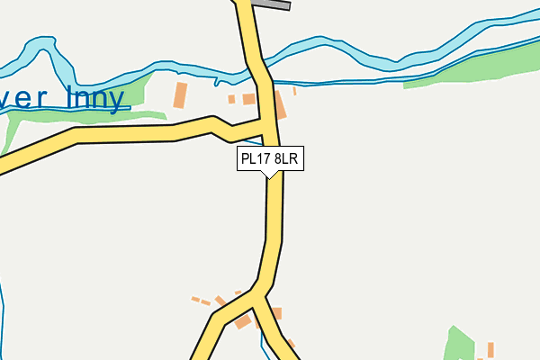 PL17 8LR map - OS OpenMap – Local (Ordnance Survey)