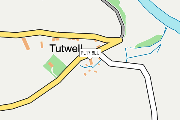 PL17 8LU map - OS OpenMap – Local (Ordnance Survey)