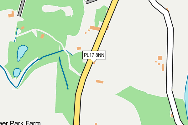 PL17 8NN map - OS OpenMap – Local (Ordnance Survey)