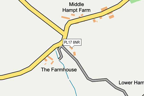 PL17 8NR map - OS OpenMap – Local (Ordnance Survey)