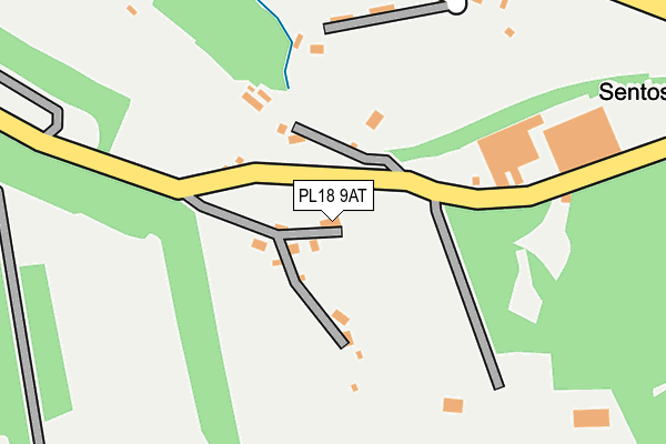 PL18 9AT map - OS OpenMap – Local (Ordnance Survey)