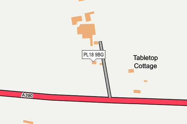 PL18 9BG map - OS OpenMap – Local (Ordnance Survey)