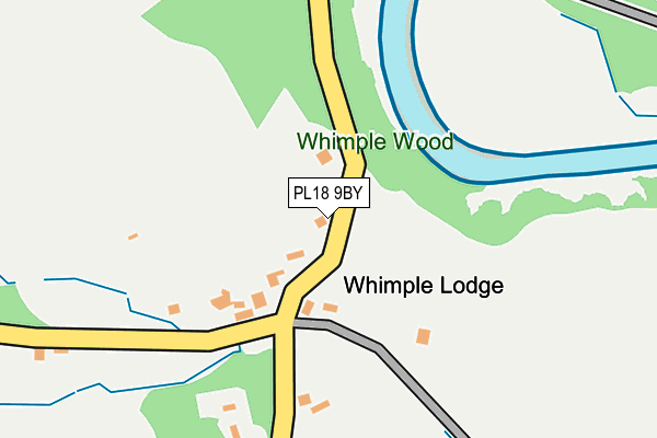 PL18 9BY map - OS OpenMap – Local (Ordnance Survey)