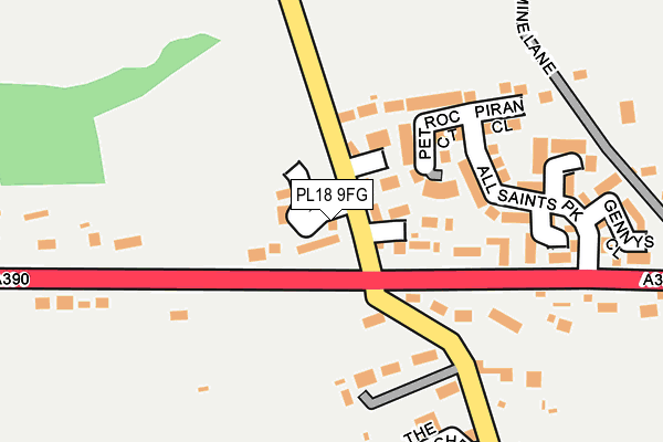 PL18 9FG map - OS OpenMap – Local (Ordnance Survey)