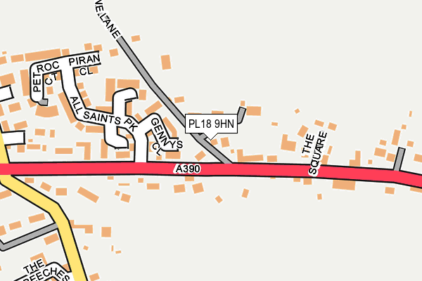 PL18 9HN map - OS OpenMap – Local (Ordnance Survey)