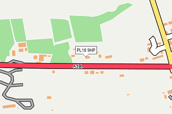 PL18 9HP map - OS OpenMap – Local (Ordnance Survey)