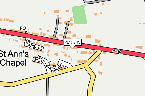 PL18 9HS map - OS OpenMap – Local (Ordnance Survey)