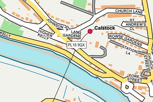 PL18 9QX map - OS OpenMap – Local (Ordnance Survey)