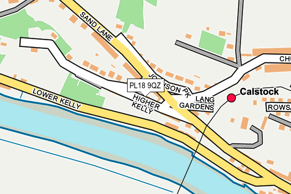 PL18 9QZ map - OS OpenMap – Local (Ordnance Survey)