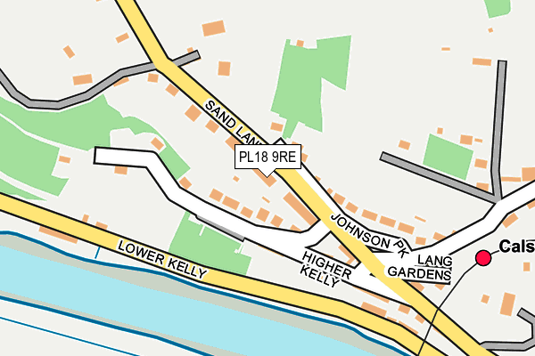 PL18 9RE map - OS OpenMap – Local (Ordnance Survey)