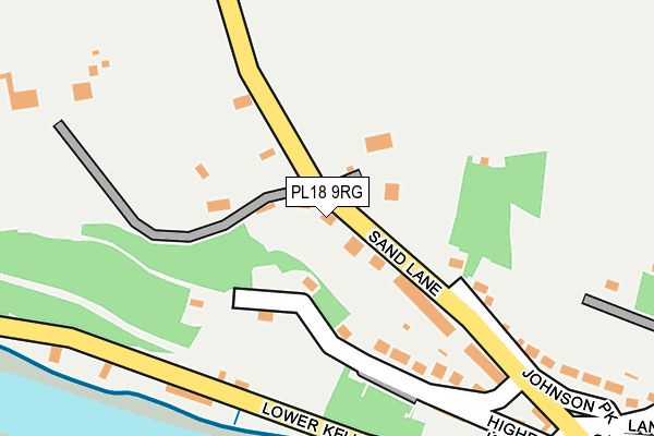 PL18 9RG map - OS OpenMap – Local (Ordnance Survey)