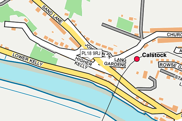 PL18 9RJ map - OS OpenMap – Local (Ordnance Survey)