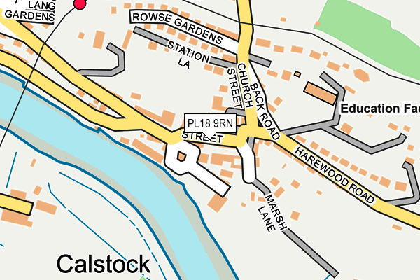 PL18 9RN map - OS OpenMap – Local (Ordnance Survey)