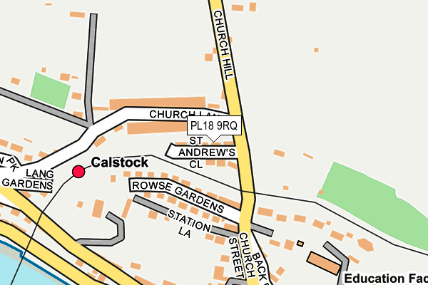 PL18 9RQ map - OS OpenMap – Local (Ordnance Survey)