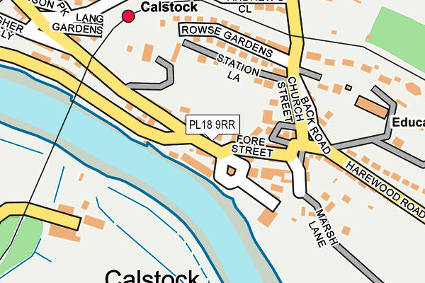 PL18 9RR map - OS OpenMap – Local (Ordnance Survey)