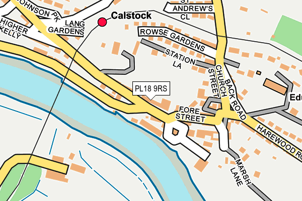 PL18 9RS map - OS OpenMap – Local (Ordnance Survey)